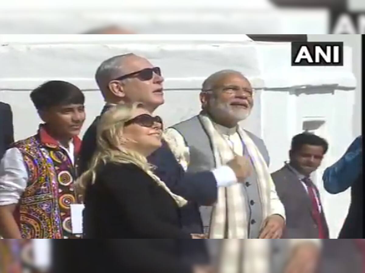 VIDEO: ઈઝરાયેલના PM નેતન્યાહૂએ પણ માણી પતંગ ઉડાવવાની મજા