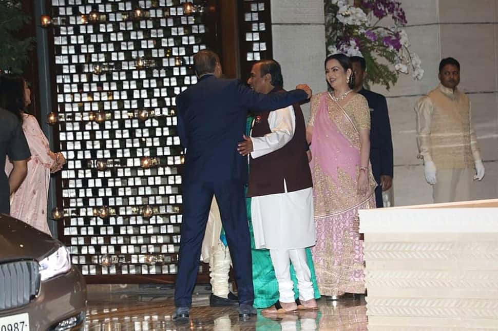 Isha Ambani and Anand Piramal engagement party in mumbai Isha Ambani and Anand Piramal engagement party in mumbai