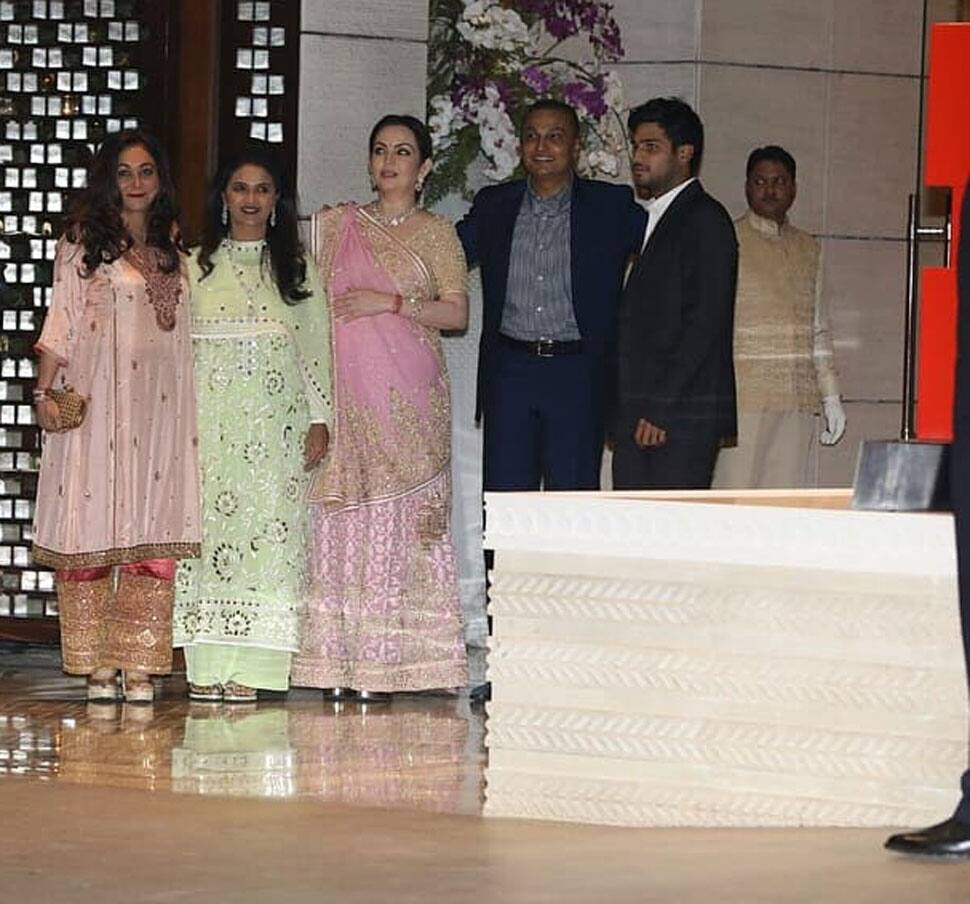 Isha Ambani and Anand Piramal engagement party in mumbai Isha Ambani and Anand Piramal engagement party in mumbai