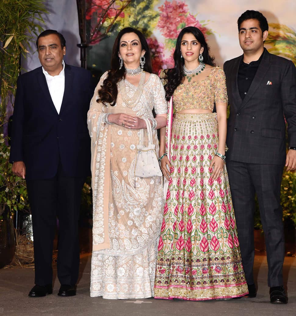 Sonam Kapoor Anand Ahuja reception: ambani family make an entry with to be daughter in law shloka mehta Sonam Kapoor Anand Ahuja reception: ambani family make an entry with to be daughter in law shloka mehta