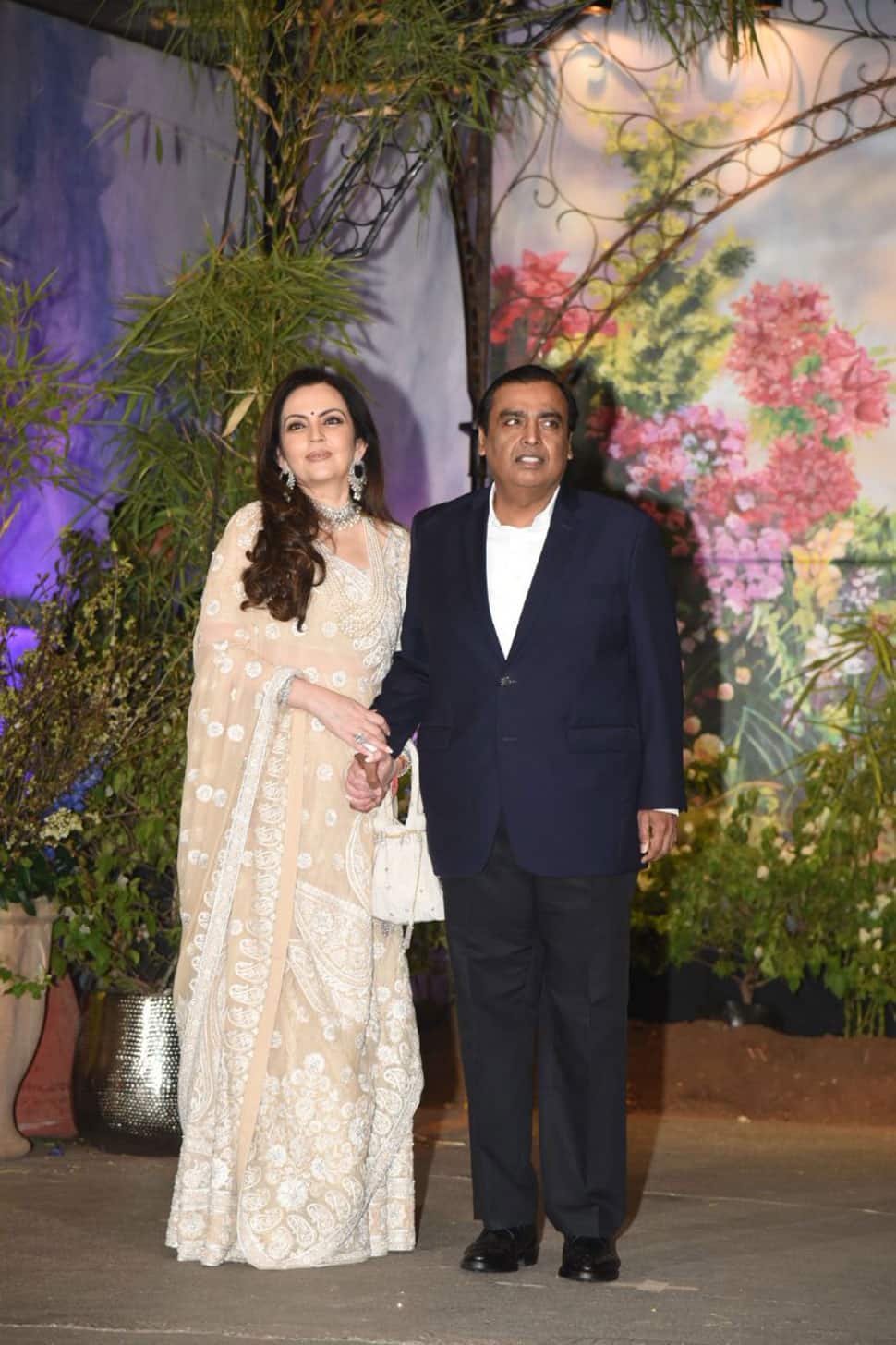 Sonam Kapoor Anand Ahuja reception: ambani family make an entry with to be daughter in law shloka mehta Sonam Kapoor Anand Ahuja reception: ambani family make an entry with to be daughter in law shloka mehta