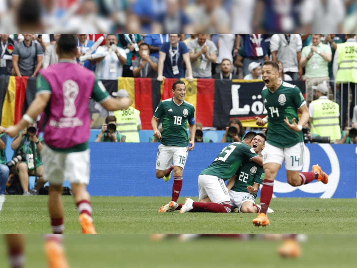  FIFA World Cup 2018: મેક્સિકોએ સર્જયો અપસેટ, ડિફેન્ડિંગ ચેમ્પિયન જર્મનીને 1-0થી હરાવ્યું 