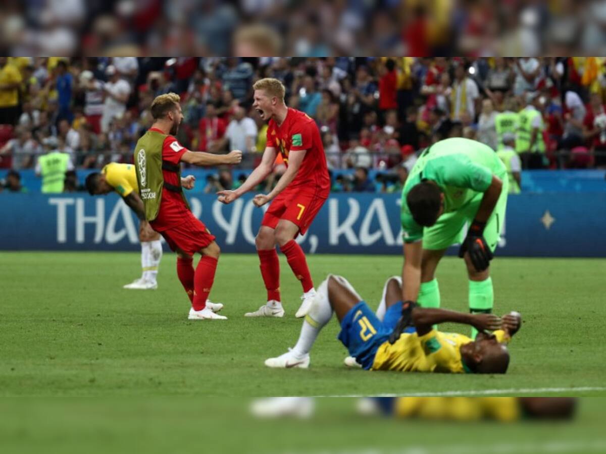 FIFA World Cup: નેમારની બ્રાઝિલ પણ આઉટ, બેલ્જિયમ પહોંચ્યુ સેમિફાઈનલમાં 
