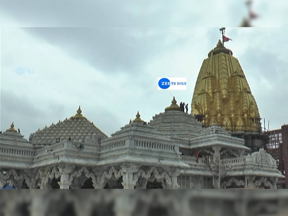 VIDEO અંબાજી મંદિરના શિખરને સુવર્ણ જડિત કરવા 140 કિલો સોનાનો વપરાશ