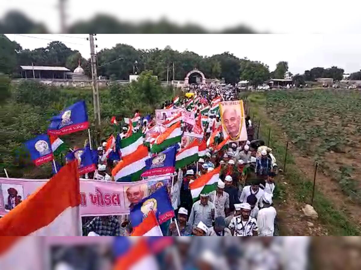 પાટણમાં પાટીદારોએ કરી સરકારની સદબુદ્ધિ માટે સદભાવના યાત્રા, મોટી સંખ્યામાં પાટીદારો જોડાયા
