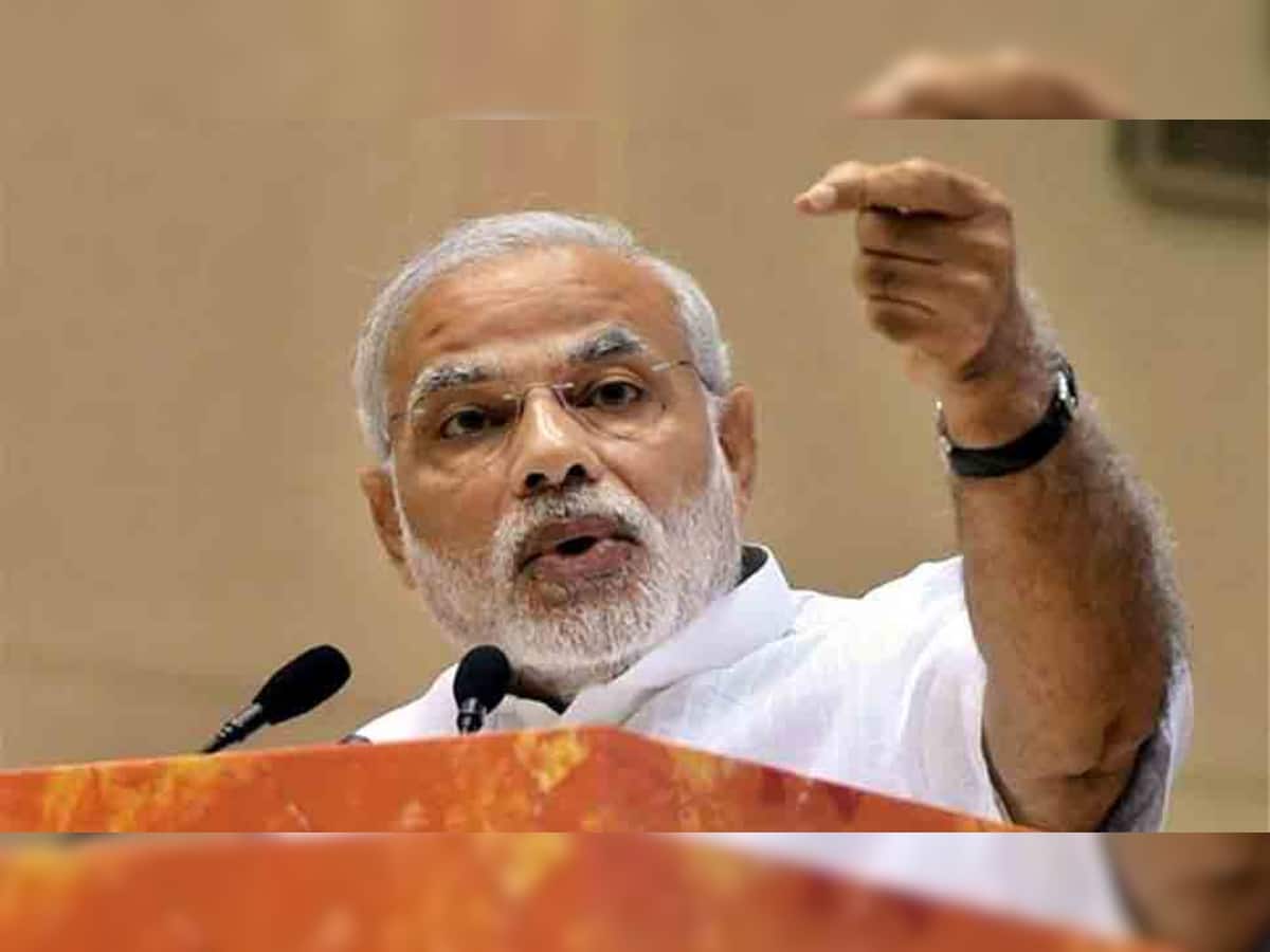 2019 માટે PM મોદીએ આપ્યો નવો નારો, "અજેય ભારત, અટલ ભાજપ"