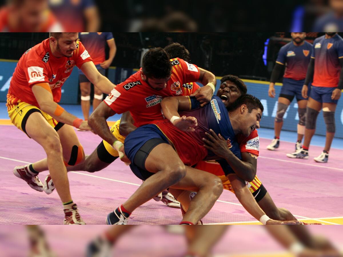 PKL: ગુજરાત ફોરચ્યુન જાયન્ટસ અને દિલ્હી દબંગ વચ્ચેની પ્રથમ મેચ ટાઈ પડી