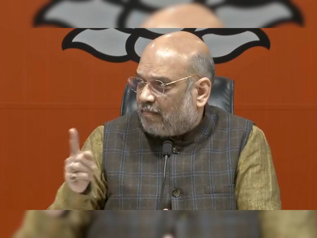 Amit Shah: કોંગ્રેસે દેશની સુરક્ષાને ખતરામાં નાખવાનું કામ કર્યું, માફી માંગે રાહુલ ગાંધી