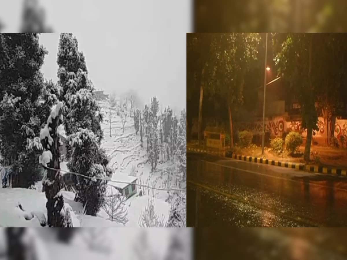 ભારે બરફવર્ષાથી ઉત્તર ભારત ઠંડીમાં ઠુઠવાયું, દિલ્હીમાં ભર શિયાળે વરસાદ પડ્યો