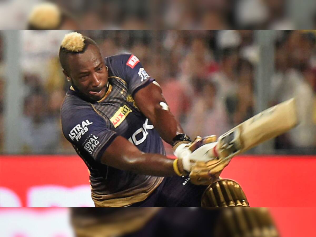 IPL 2019, RCBvKKR: આંદ્રે રસેલે કર્યો છગ્ગાઓનો વરસાદ, બેંગ્લુરુનો સતત 5મો પરાજય