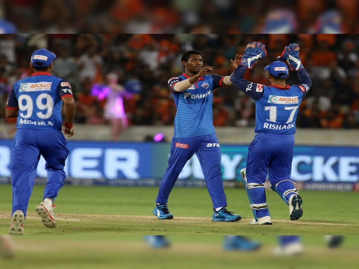 IPL 2019: દિલ્હીનો સતત ત્રીજો વિજય, હૈદરાબાદને તેના ઘરમાં 39 રને હરાવ્યું 