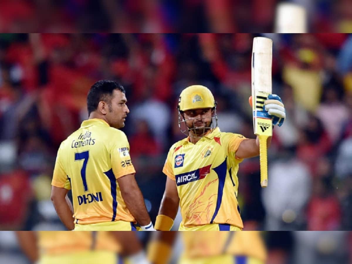 IPL 2019: સુરેશ રૈનાને બેટિંગ ટિપ્સ આપતો જોવા મળ્યો ધોની, જુઓ VIDEO 