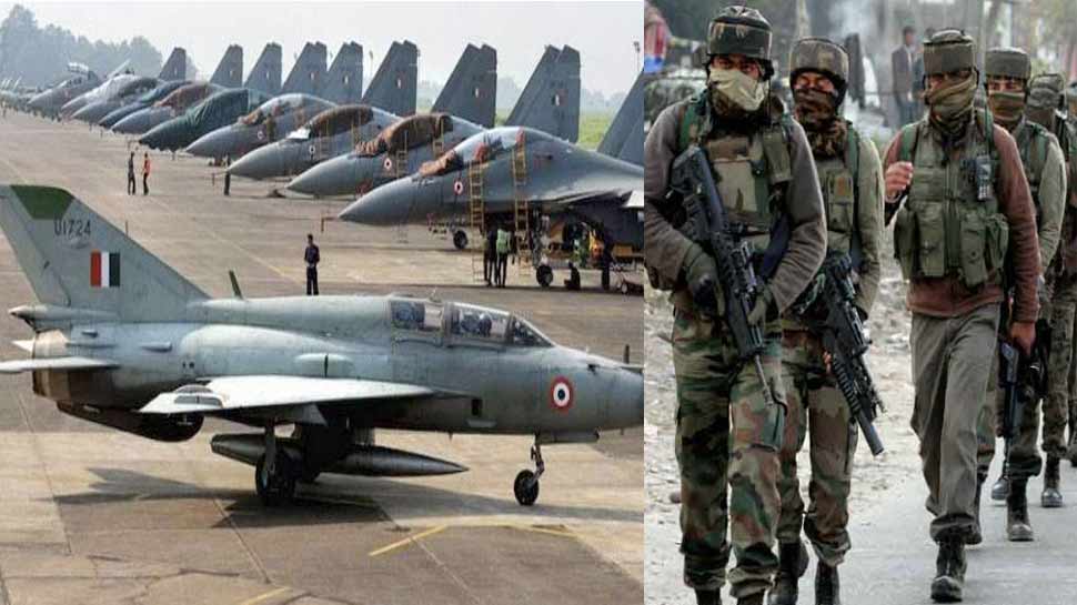 J&K: આતંકીઓની નજર હવે ભારતીય વાયુસેનાના 2 એરબેઝ પર, સુરક્ષા વધારી J&K: આતંકીઓની નજર હવે ભારતીય વાયુસેનાના 2 એરબેઝ પર, સુરક્ષા વધારી