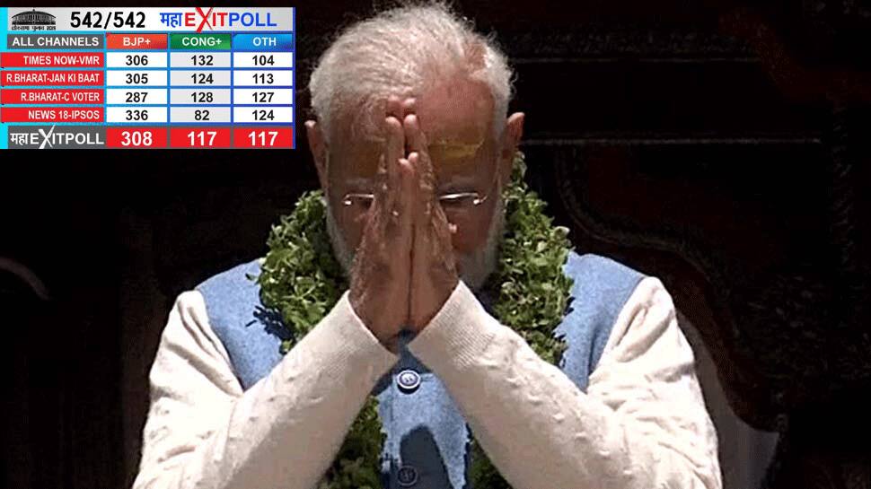 ZeeNewsMahaExitPoll:NDAને 300થી વધારે સીટ, દેશમાં ફરી નમો નમ: ZeeNewsMahaExitPoll:NDAને 300થી વધારે સીટ, દેશમાં ફરી નમો નમ: