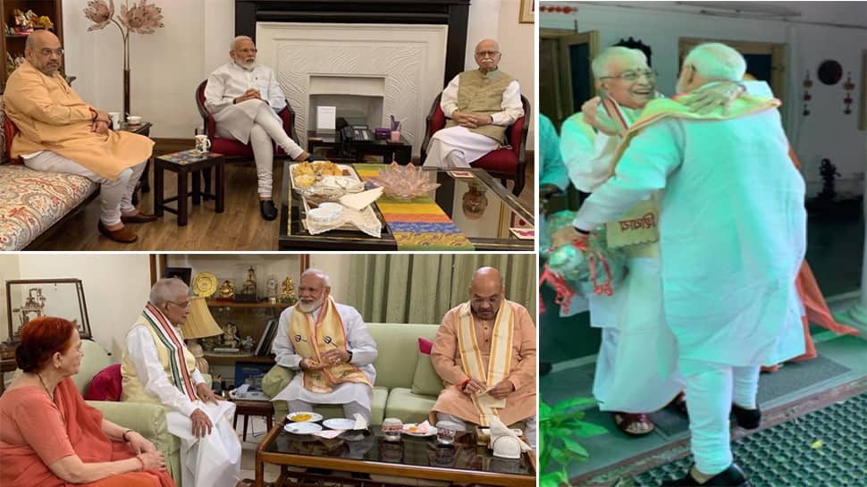 લોકસભા ચૂંટણીમાં વિજય પછી PM મોદીએ લીધા અડવાણી અને મુરલી મનોહર જોશીના આશિર્વાદ લોકસભા ચૂંટણીમાં વિજય પછી PM મોદીએ લીધા અડવાણી અને મુરલી મનોહર જોશીના આશિર્વાદ