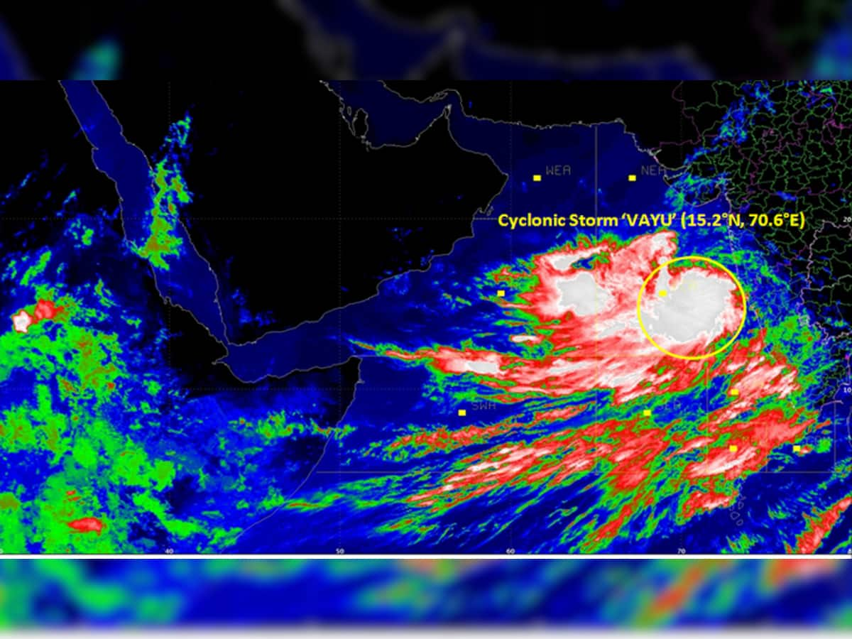 વાયું વાવાઝોડું વેરાવળથી માત્ર 350 કિમી દૂર, રૌદ્ર રૂપ દેખાયું, 23 તાલુકામાં પડ્યો વરસાદ