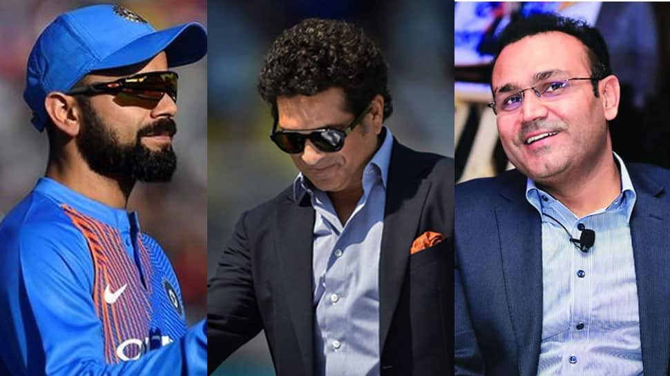 World Cup 2019: ઓવલમાં થયું 3 શતકવીરોનું મિલન, વિરાટે શેર કરી તસ્વીર World Cup 2019: ઓવલમાં થયું 3 શતકવીરોનું મિલન, વિરાટે શેર કરી તસ્વીર