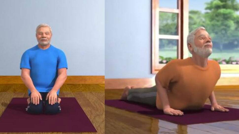 Yoga Day 2019 : એનિમેટેડ વીડિયો દ્વારા પીએમ મોદીએ શીખવાડ્યા વિવિધ આસનો Yoga Day 2019 : એનિમેટેડ વીડિયો દ્વારા પીએમ મોદીએ શીખવાડ્યા વિવિધ આસનો