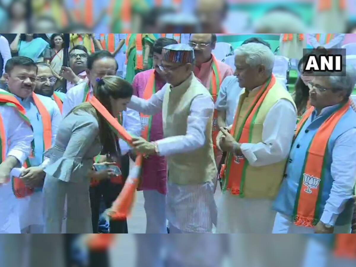 હરિયાણવી ડાન્સર સપના ચૌધરીએ કેસરિયો ધારણ કર્યો, મોટા નેતાઓની હાજરીમાં લીધી સદસ્યતા 