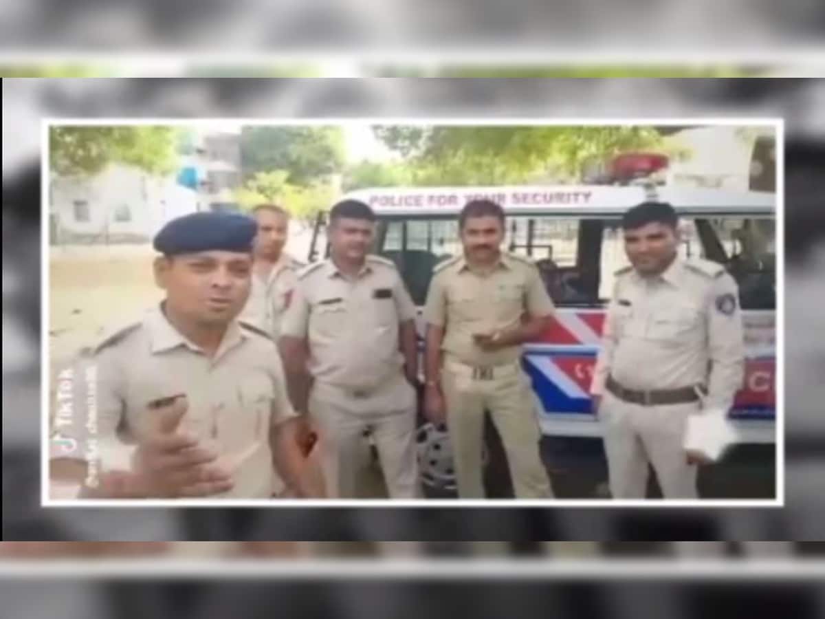ગુજરાતના પોલીસોને Tiktokનું વળગણ છૂટતુ જ નથી, 5 ઓફિસર્સે PM મોદીના અવાજમાં બનાવ્યો Video
