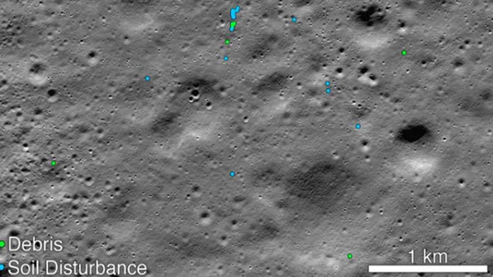 NASA એ શોધી કાઢ્યો ચંદ્રયાન-2ના 'વિક્રમ લેન્ડર'નો કાટમાળ, જાહેર કરી તસવીર NASA એ શોધી કાઢ્યો ચંદ્રયાન-2ના 'વિક્રમ લેન્ડર'નો કાટમાળ, જાહેર કરી તસવીર