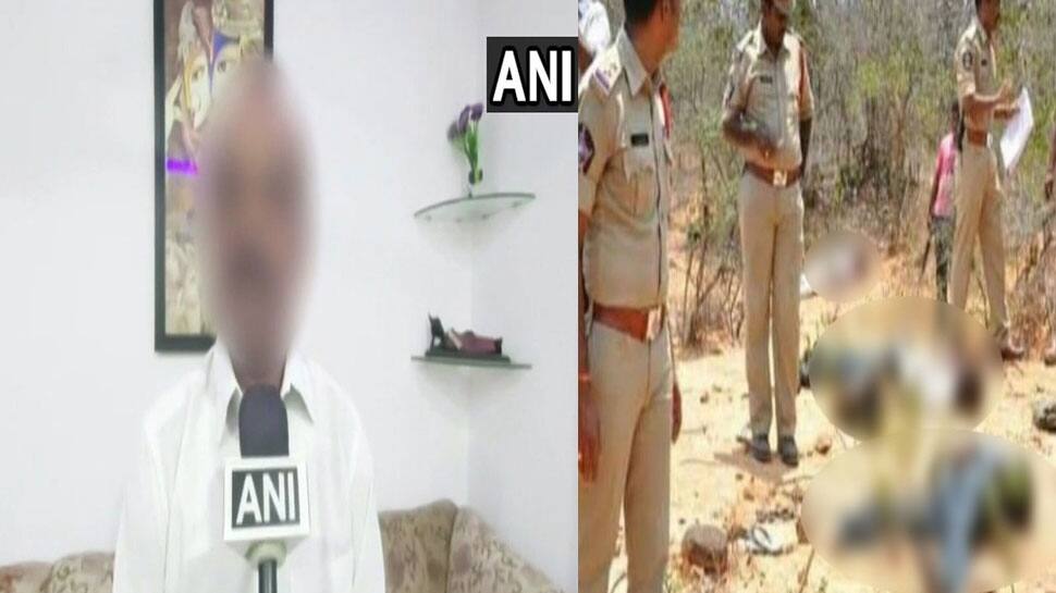 Hyderabad rape case; હૈદરાબાદ ગેંગરેપ મર્ડરના ચારેય આરોપીનું એન્કાઉન્ટર, પીડિતાના પિતાએ કહ્યું, 'પોલીસનો આભાર' Hyderabad rape case; હૈદરાબાદ ગેંગરેપ મર્ડરના ચારેય આરોપીનું એન્કાઉન્ટર, પીડિતાના પિતાએ કહ્યું, 'પોલીસનો આભાર'