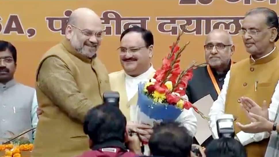 BJP ના રાષ્ટ્રીય અધ્યક્ષ બન્યા જેપી નડ્ડા, સર્વાનુમતે વરણી BJP ના રાષ્ટ્રીય અધ્યક્ષ બન્યા જેપી નડ્ડા, સર્વાનુમતે વરણી
