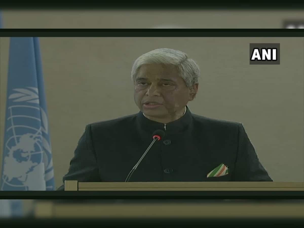 UNHRCમાં પાકને વળતો જવાબ- 'જમ્મૂ કાશ્મીર ભારતનો અભિન્ન ભાગ હતો, છે અને રહેશે'