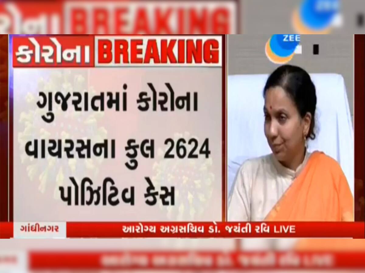 Coronaupdate : આજે રાજ્યમાં 3000 ટેસ્ટ, 217 પોઝિટિવ, કુલ દર્દી 2624 અને 9ના મોત