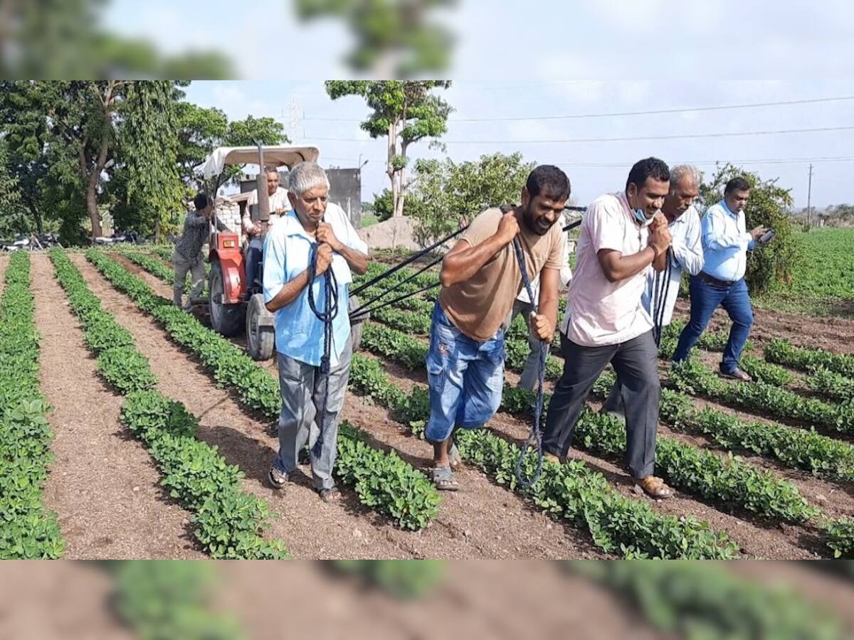 ડીઝલના વધતા ભાવ સામે જેતપુરમાં ખેડૂતોનો વિરોધ, સરકાર પાસે કરી રાહતની માગ