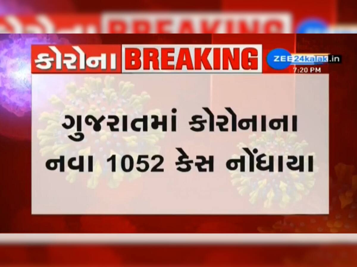 Corona Update: રાજ્યમાં છેલ્લા 24 કલાકમાં 1052 કેસ, વધુ 22 લોકોના મૃત્યુ