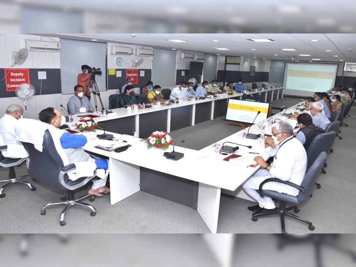  જામનગરમાં કોરોનાનું સંક્રમણ અટકાવવા સીએમે યોજી ઉચ્ચ અધિકારીઓ સાથે બેઠક