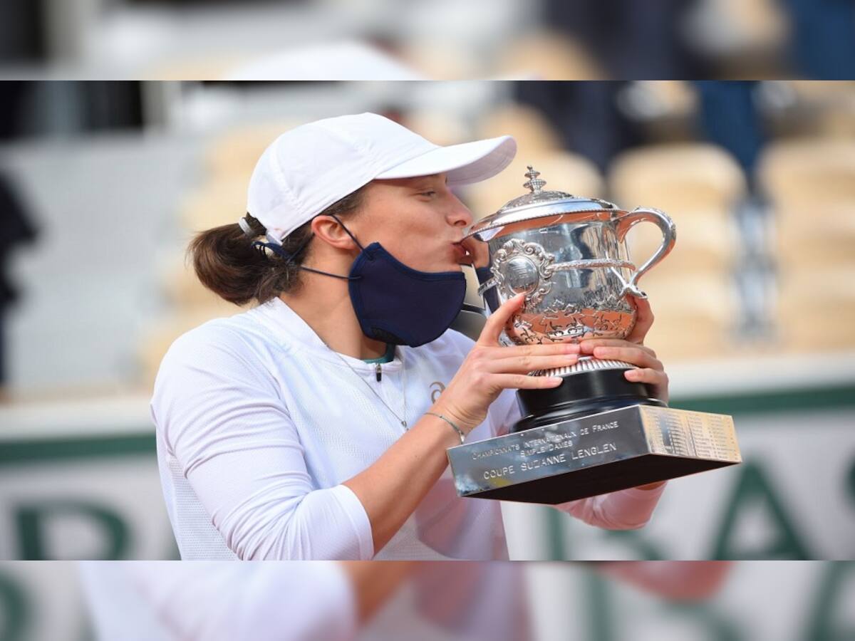 French Open: કેનિનને હરાવી પોલેન્ડની સ્વિયાતેક બની ચેમ્પિયન, રચ્યો ઈતિહાસ