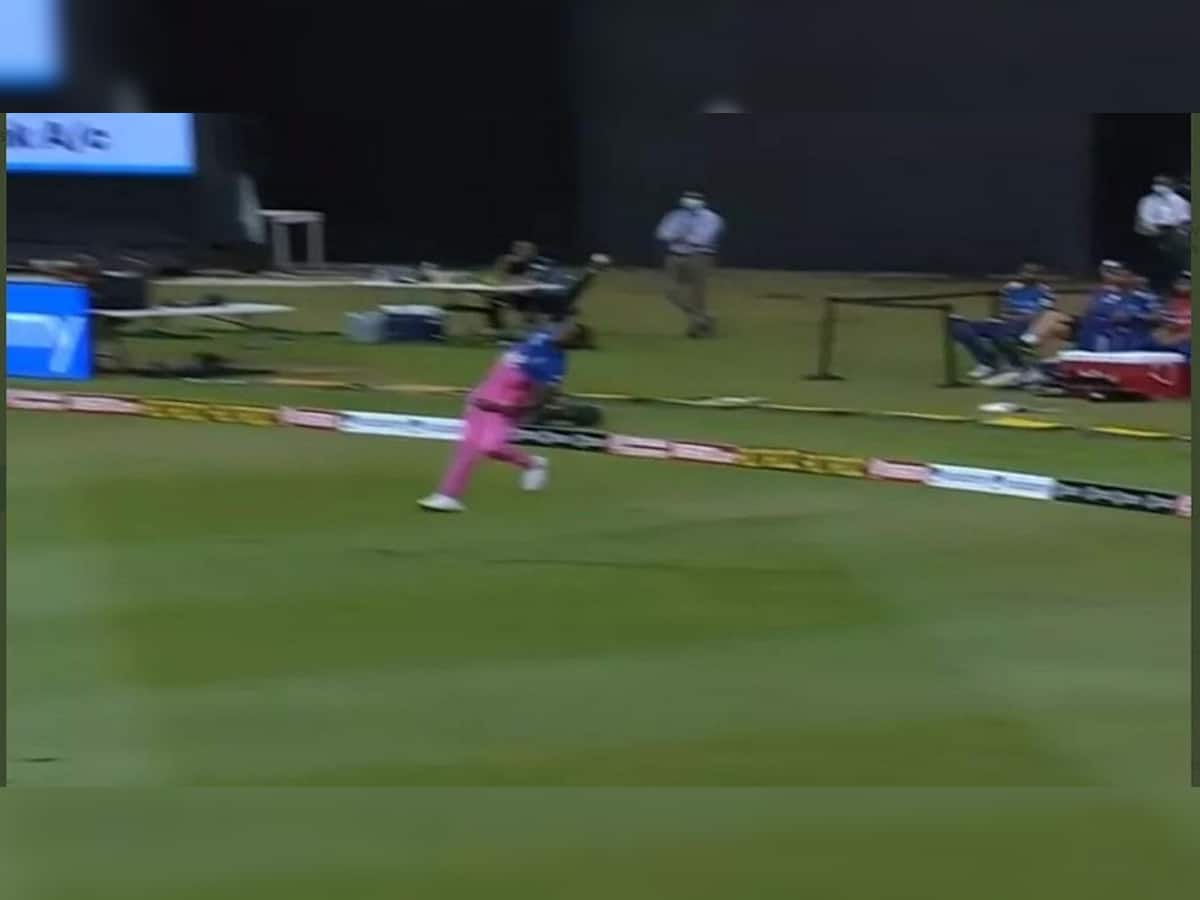 IPL: આર્ચર બની ગયો 'સુપર મેન', એક હાથે ઝડપી લીધો અવિશ્વસનીય કેચ- Video