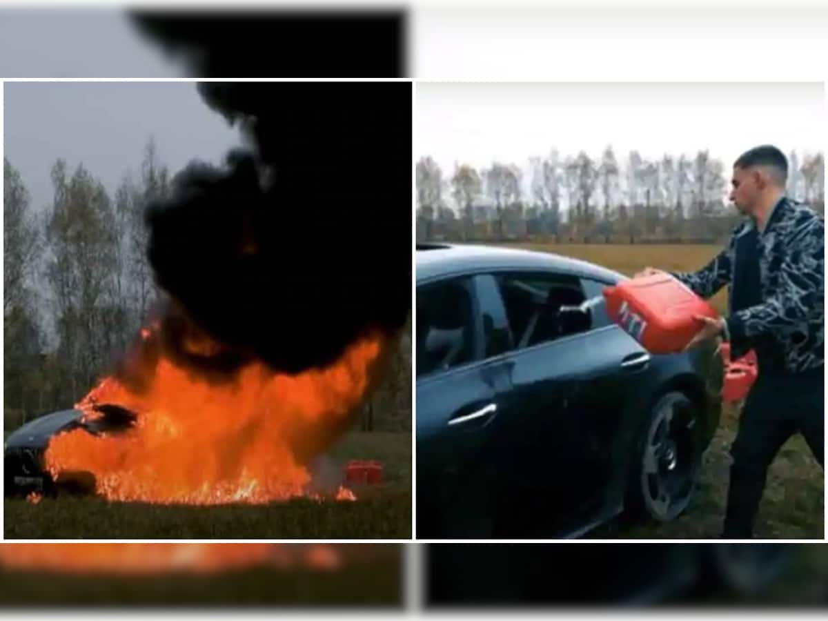 VIDEO: 2 કરોડ રૂપિયાની Mercedes કાર એક ઝટકે બાળી મૂકી, કારણ જાણી વિશ્વાસ નહીં કરી શકો