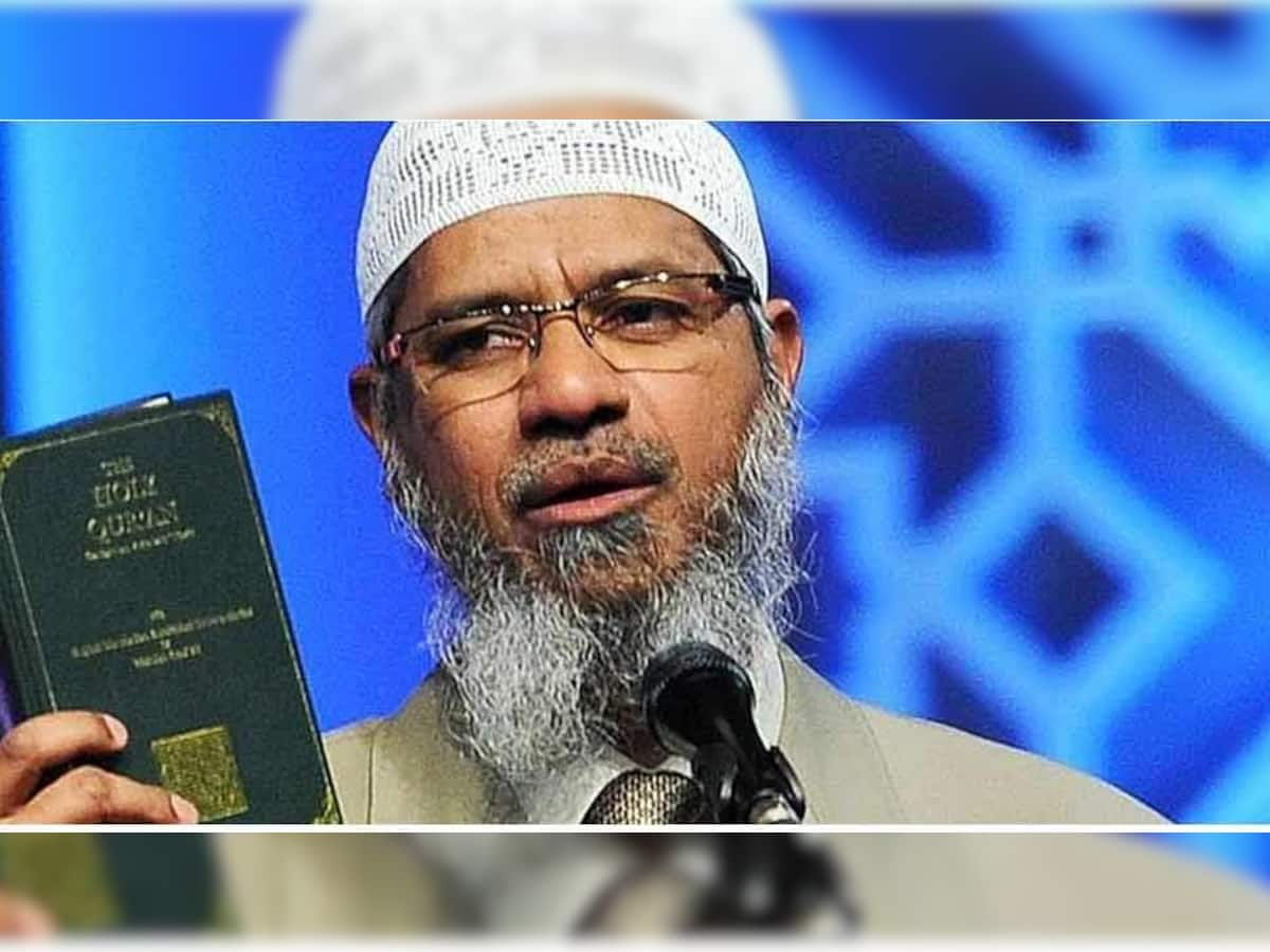 ભાગેડુ Zakir Naik એ ફરીથી ઝેર ઓક્યું, મંદિર તોડવાની નાપાક હરકતનું કર્યું સમર્થન 