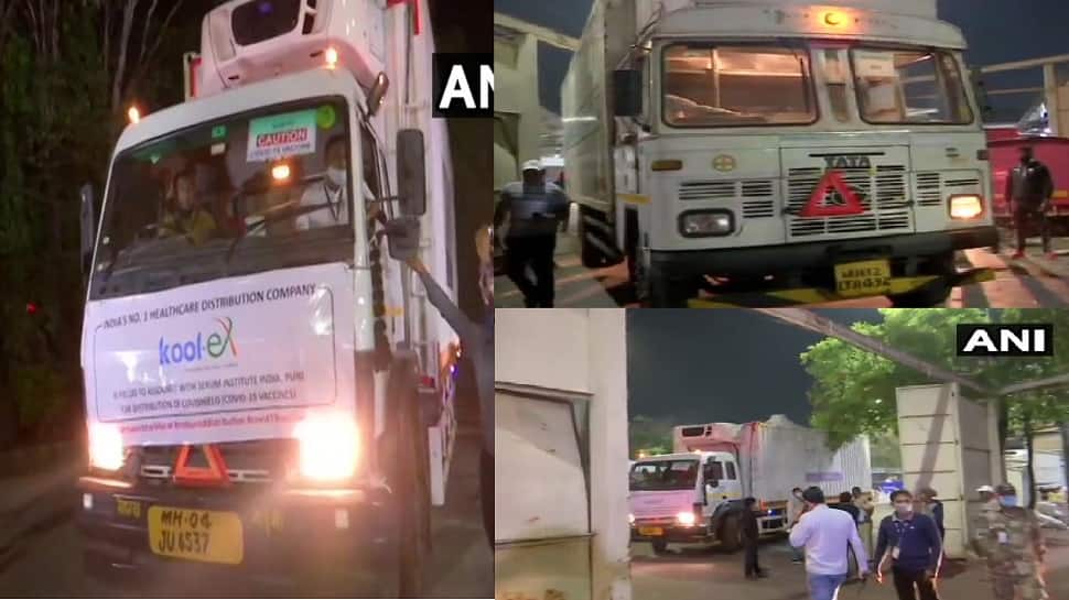 Coronavirus vaccine India: ખુશખબર! કોવિશીલ્ડ વેક્સિનનો પ્રથમ જથ્થો પુણે સીરમ ઇન્સ્ટિટ્યૂટ ઓફ ઈન્ડિયાથી થયો રવાના Coronavirus vaccine India: ખુશખબર! કોવિશીલ્ડ વેક્સિનનો પ્રથમ જથ્થો પુણે સીરમ ઇન્સ્ટિટ્યૂટ ઓફ ઈન્ડિયાથી થયો રવાના