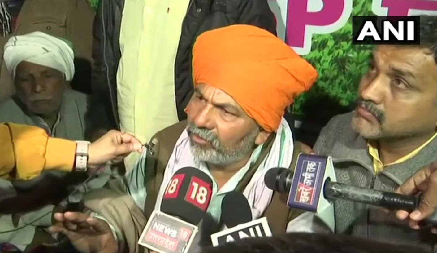 Kisan Andolan News Bku Spokesperson Rakesh Tikait Said You Saw The