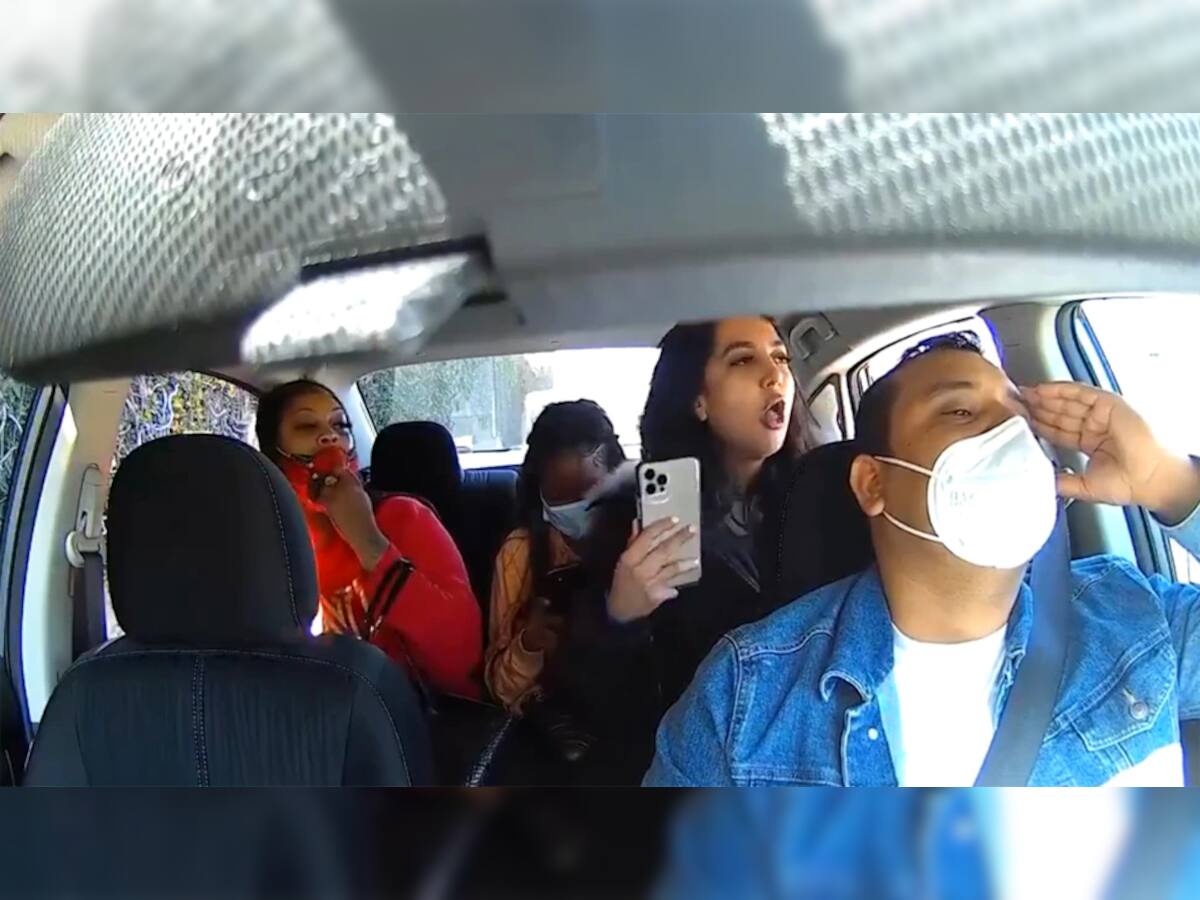 Uber ડ્રાઈવરે Mask પહેરવા માટે કહ્યું, તો રોષે ભરાઈ Female Passengers, ઘટનાનો Video થયો વાયરલ