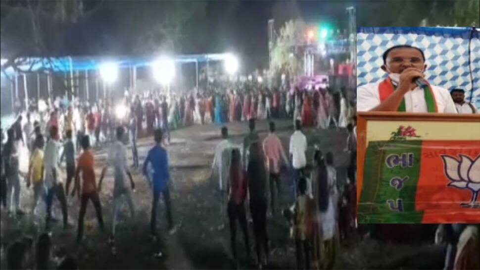 ભાજપ ક્યારે પોતાના નેતાઓ પર લગામ મૂકશે? સુરતમાં કાર્યકર્તાએ દીકરીના લગ્નમાં ભેગી કરી ભીડ ભાજપ ક્યારે પોતાના નેતાઓ પર લગામ મૂકશે? સુરતમાં કાર્યકર્તાએ દીકરીના લગ્નમાં ભેગી કરી ભીડ