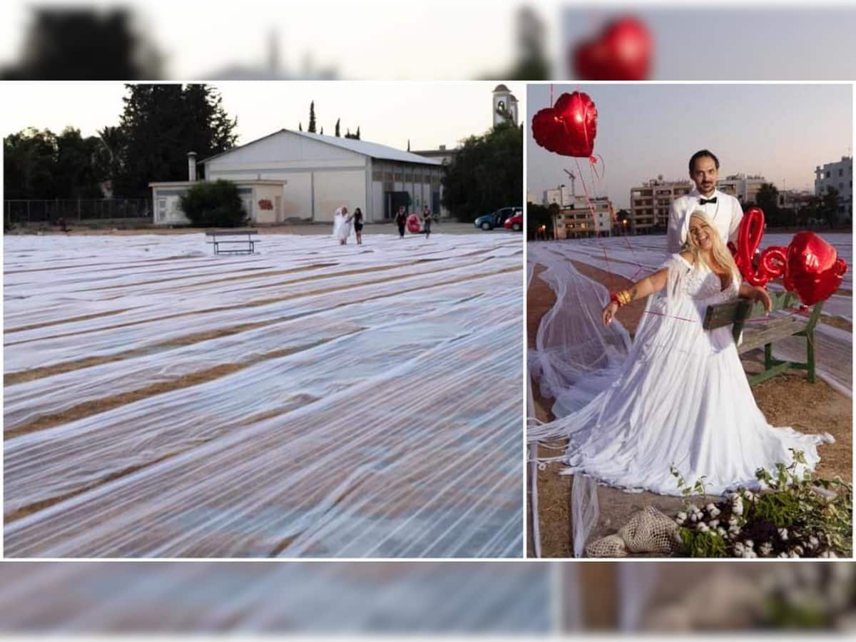 Longest Wedding Veil: દુનિયાનો સૌથી લાંબો વેડિંગ ડ્રેસ, દુલ્હને બનાવ્યો વર્લ્ડ રેકોર્ડ
