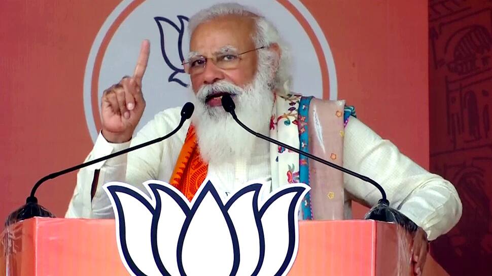 WB Election: બંગાળમાં અડધી ચૂંટણીમાં જ TMC આખી સાફ થઈ ગઈ-પીએમ મોદી WB Election: બંગાળમાં અડધી ચૂંટણીમાં જ TMC આખી સાફ થઈ ગઈ-પીએમ મોદી