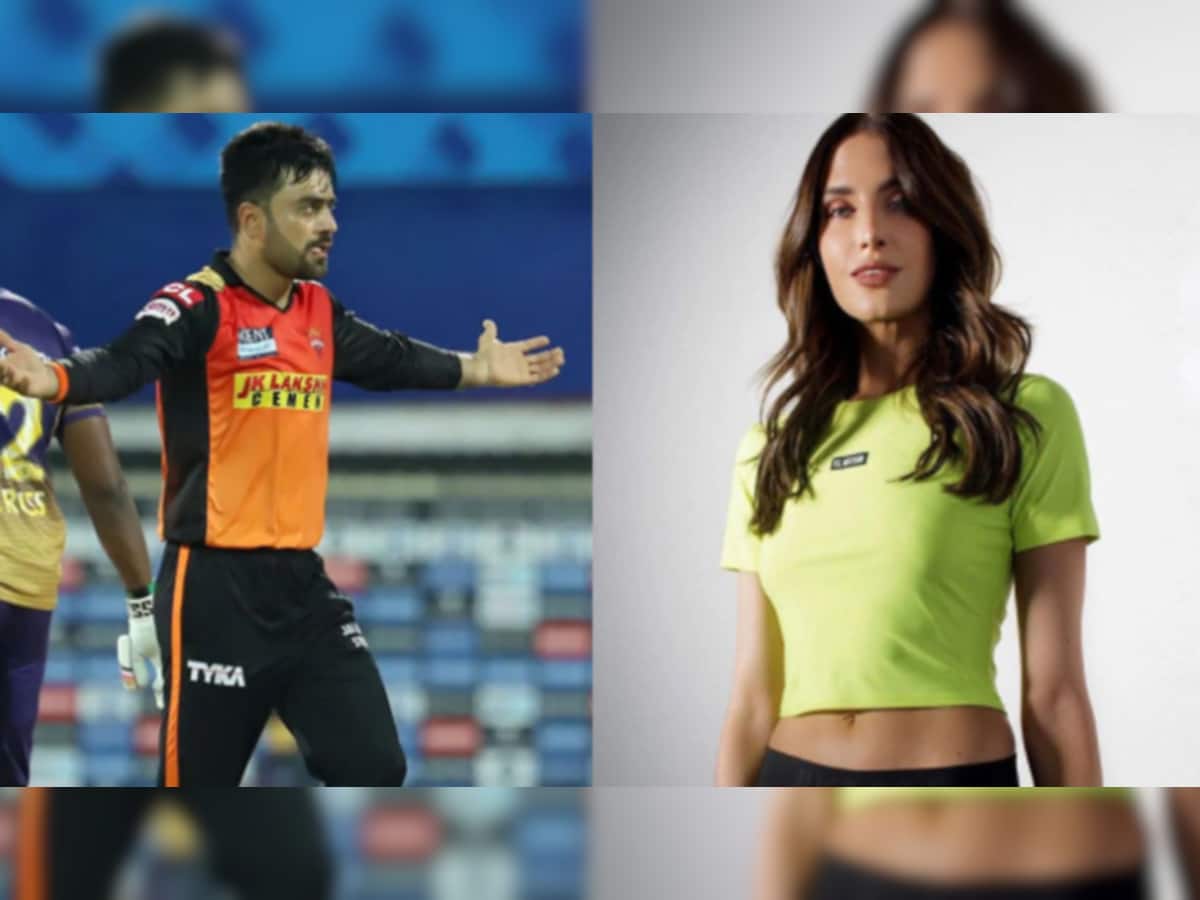 IPL 2021: Rashid Khan સાથે ઇન્સ્ટાગ્રામ પર ચર્ચામાં ઉતરી KKR ના ખેલાડીની પત્ની, આ હતું કારણ 