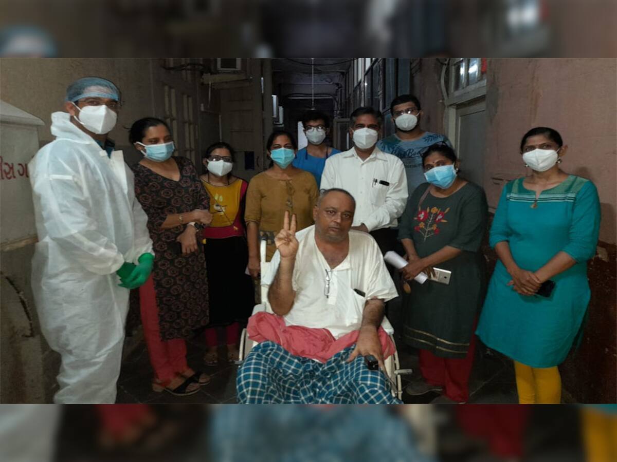 ભાવનગર : મોત નજર સામે જોઈને 55 દિવસે કોરોનામાંથી બેઠાં થયાં પંકજભાઈ