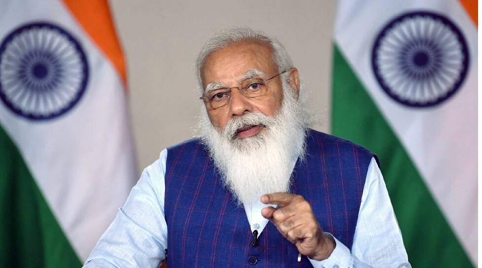 G-7 સંમેલનમાં સ્વાસ્થ્ય, પર્યાવરણ અને વેક્સિન સહિત અનેક મુદ્દા પર બોલ્યા PM મોદી G-7 સંમેલનમાં સ્વાસ્થ્ય, પર્યાવરણ અને વેક્સિન સહિત અનેક મુદ્દા પર બોલ્યા PM મોદી