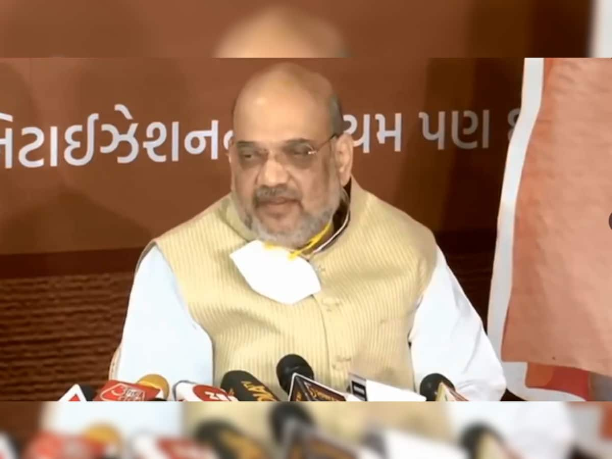 Amit Shah એ રૂપાલના વેક્સિનેશન સેન્ટરની મુલાકાત બાદ વરદાયિની માતાના કર્યા દર્શન