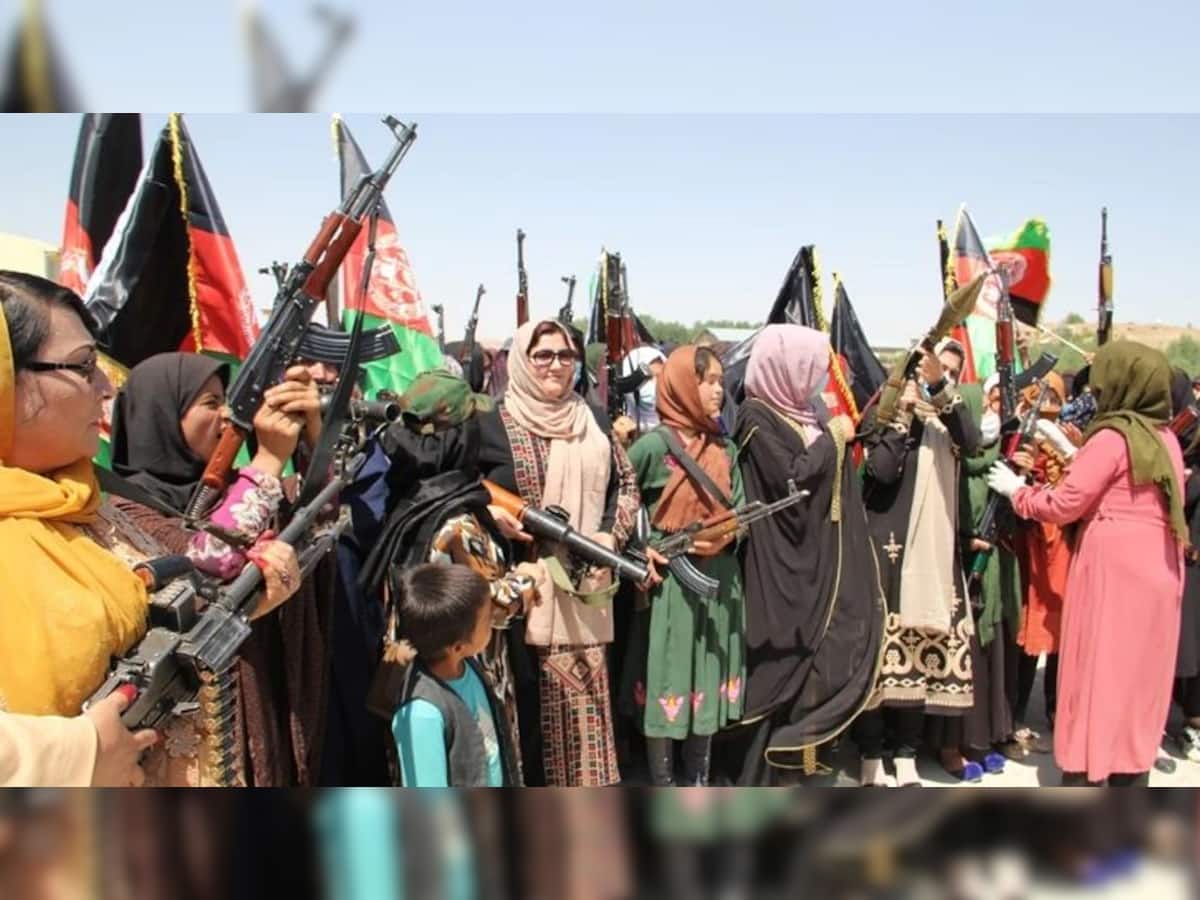 Taliban ના ડરથી મેદાન છોડી ભાગ્યા સૈનિકો, અફઘાન મહિલાઓ બની રણચંડી, સંભાળ્યો મોરચો