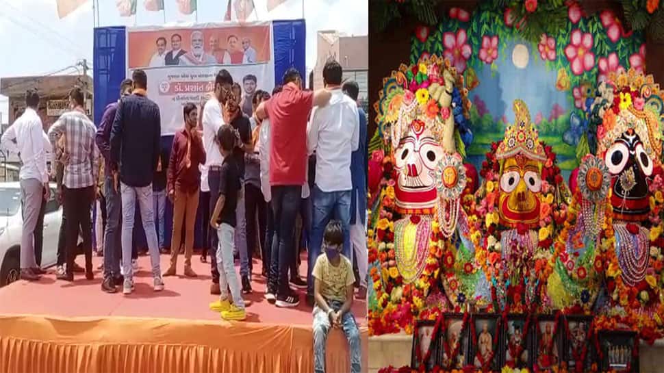 રાજકોટમાં ભાજપના નેતાઓને ભીડ ભેગી કરવાની છૂટ, અને રથયાત્રાને નિયમો સાથે મંજૂરી અપાઈ રાજકોટમાં ભાજપના નેતાઓને ભીડ ભેગી કરવાની છૂટ, અને રથયાત્રાને નિયમો સાથે મંજૂરી અપાઈ