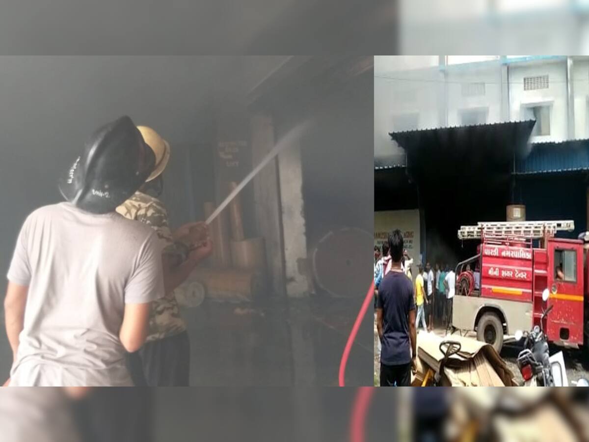 Valsad: પારડી GIDCમાં આવેલી ભાનુશાલી પેકેજીંગ કંપનીમાં લાગી આગ, 8 ફાયર ફાઇટર ઘટનાસ્થળે