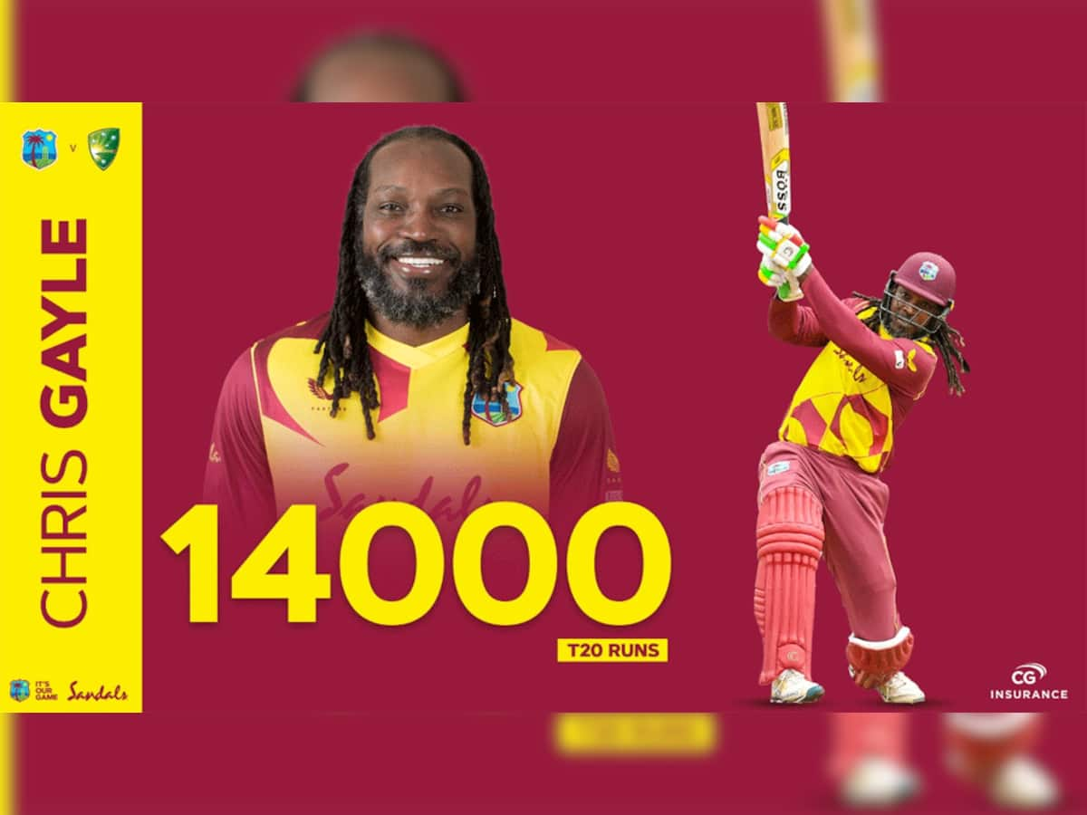 Chris Gayle ની કમાલ, T-20 ક્રિકેટમાં 14,000 રન બનાવનાર પહેલો બેટ્સમેન બન્યો